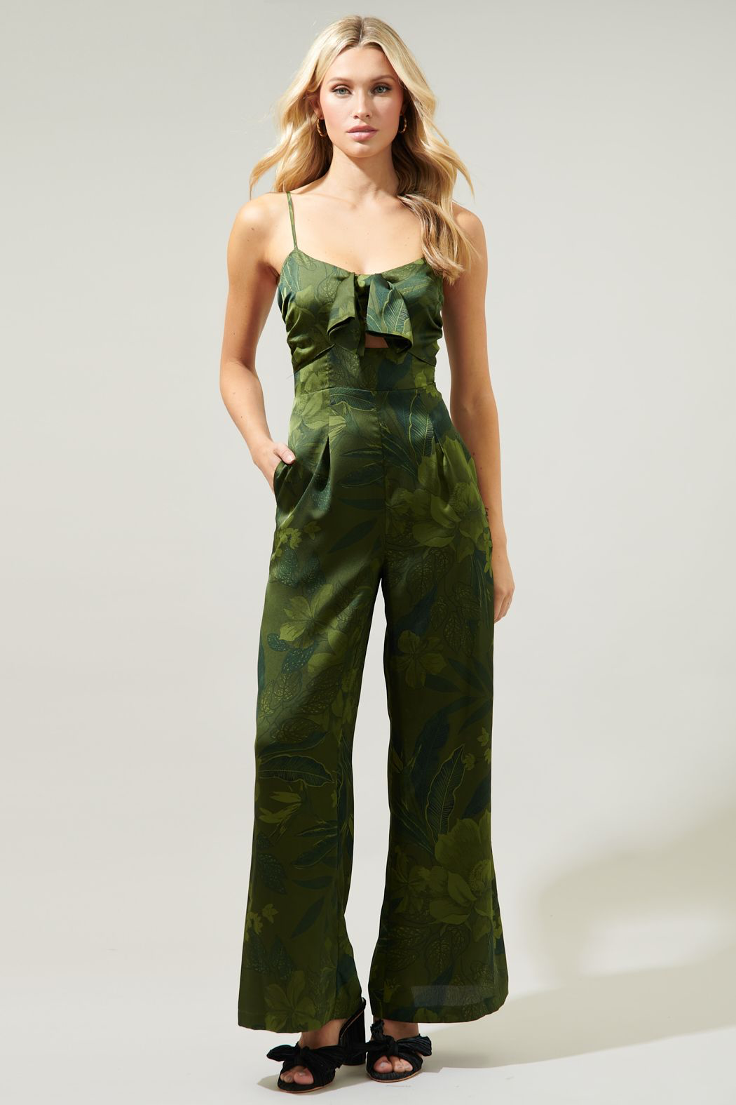 Ivy Tropics Raleigh Cut Out Jumpsuit - District Sisters